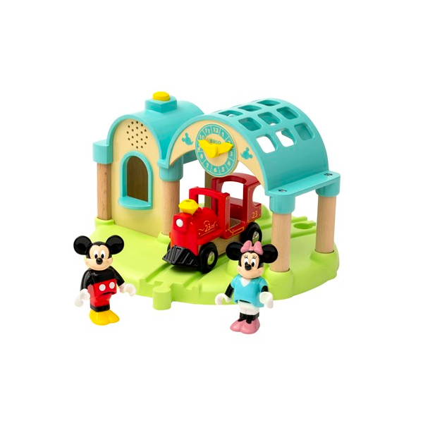 BRIO 63227000  MICKY MAUS BAHNHOF MIT AUFNAHMEFUNKTION