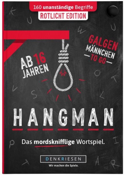 DENKRIESEN HM2009 HANGMAN - ROTLICHT EDITION "Galgenmännchen TO GO"