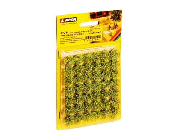NOCH 07041 Grasbüschel Mini-Set XL “Feldpflanzen”  G,0,H0,TT,N,Z