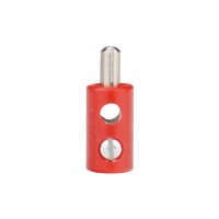 Donau Elektronik 710 - ZWERGSTECKER 2,6mm rot