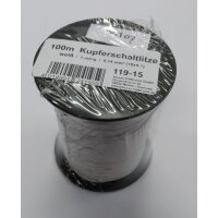 Donau Elektronik 119-15 - KUPFERSCHALT-LITZE 0,14 / 100m...