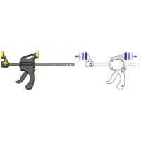 Donau Elektronik 20S - EINHAND SCHNELLSPANNZWINGE 100mm