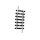 Minitrix Gebogenes Gleis R2b 7,5 Grad