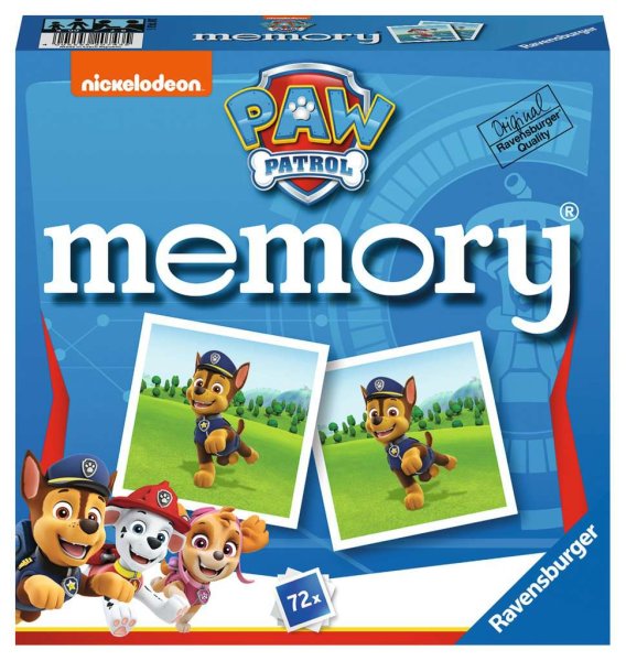 RAVENSBURGER LUSTIGE KINDERSPIELE - 20743 PAW PATROL MEMORY®