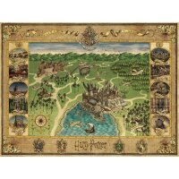Ravensburger 1500 Teile - 16599 Hogwarts Karte