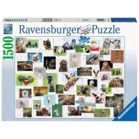 Ravensburger 1500 Teile - 16711 Funny Animals Collage
