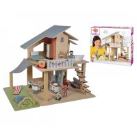 Eichhorn 100002505 Puppenhaus mit Möbeln