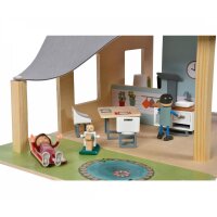 Eichhorn 100002505 Puppenhaus mit Möbeln