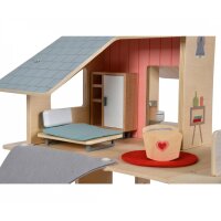 Eichhorn 100002505 Puppenhaus mit Möbeln