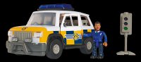 Simba 109251096 Sam Polizeiauto 4x4 mit Figur