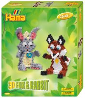 HAMA 3247-00  Geschenkpackung-3 D Fuchs und Hase