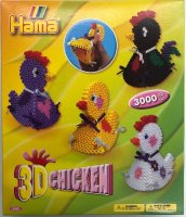 Hama 3222 - Perlen Chicken / Hühner