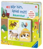 Ravensburger 43991  Hör hin, spiel mit! Mein Puzzle-Soundbuch: Bauernhof