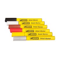NOCH 61155 Detail-Marker Set 6 Farben für Modellbau