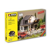 NOCH 66507 - Brennendes Freudenhaus H0