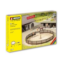 NOCH 66717 - micro-motion Reitplatz mit Pferde-Boxen H0