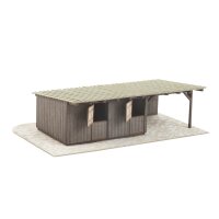 NOCH 66717 - micro-motion Reitplatz mit Pferde-Boxen H0