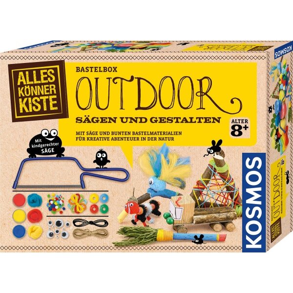 KOSMOS 604462 Bastelbox Outdoor Sägen und Gestalten
