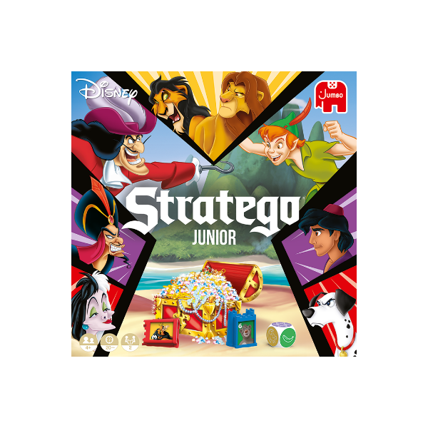 JUMBO 19803 STRATEGIESPIEL Stratego Junior Disney NEU