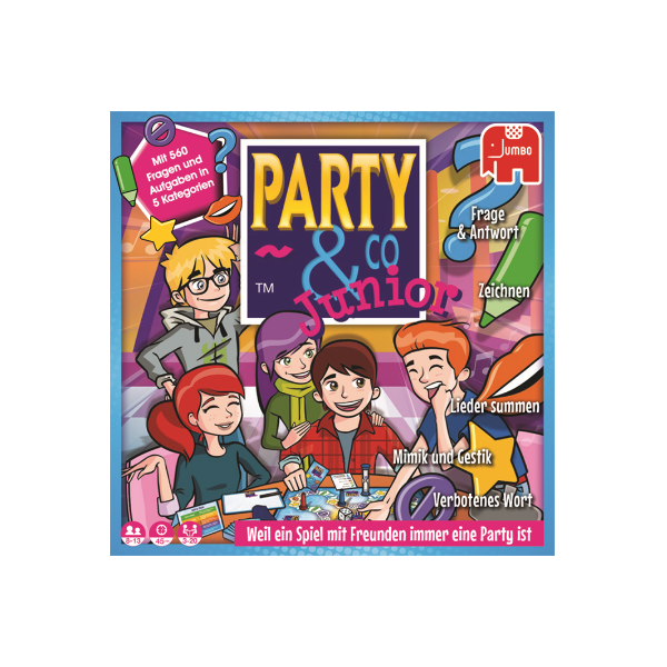 JUMBO 17793 PARTYSPIEL Party & Co. Junior