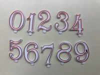 Folat 22911 Neon Kerzen-Set Bunt mit Zahlen 0-9