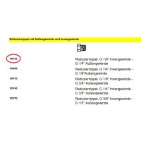 Reduziernippel, G 1/8" Innengewinde -G 1/4"...