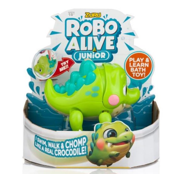 ROBO ALIVE JUNIOR© Serie 1 Krokodil (inkl. Try-me Batterie) 3fach sortiert