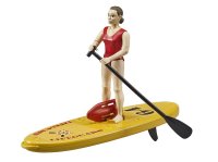 Bruder 62785 ,bworld Life Guard mit Stand up Paddle