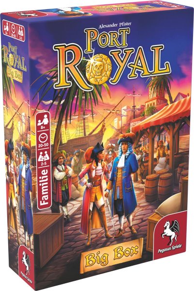 Pegasus Spiele 18148G Kartenspiele Port Royal Big Box (deutsch)