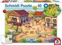 Schmidt Spiele 56379 Lustiger Bauernhof, 40 Teile, mit...