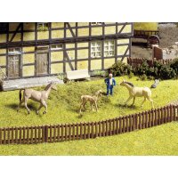 NOCH 13080 Gartenzaun H0 handkolorierter Modellzaun