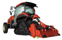 HASEGAWA 066107 1/35 Yanmar Traktor YT5113A Delta mit Vertikutierer