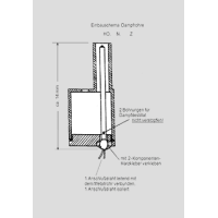 SEUTE 3-14 Spur N Dampf erzeuger 14 mm