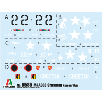 ITALERI 510006586 1:35 US M4A3E8 Sherman Korea