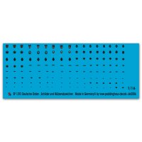 Peddinghaus-Decals 1:16 1293 Deutsche Orden ,Schilder,...