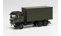 HERPA 746793  Iveco Trakker 6x6 mit 20 ft. Container...