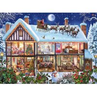 Ravensburger Puzzle 12996 Weihnachten zu Hause
