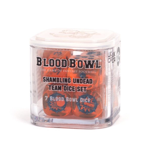 Games Workshop 200-38 BLOOD BOWL: SHAMBLING UNDEAD DICE SET