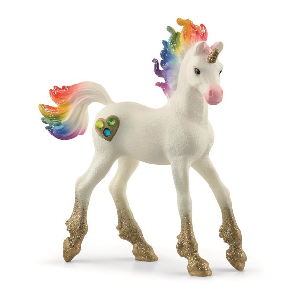 Schleich 70727 Regenbogeneinhorn, Fohlen - BAYALA®