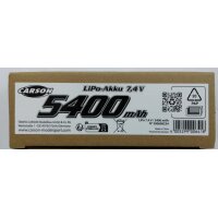 CARSON 500608234 7,4V/5400mAh 60C LiPO Race Ak