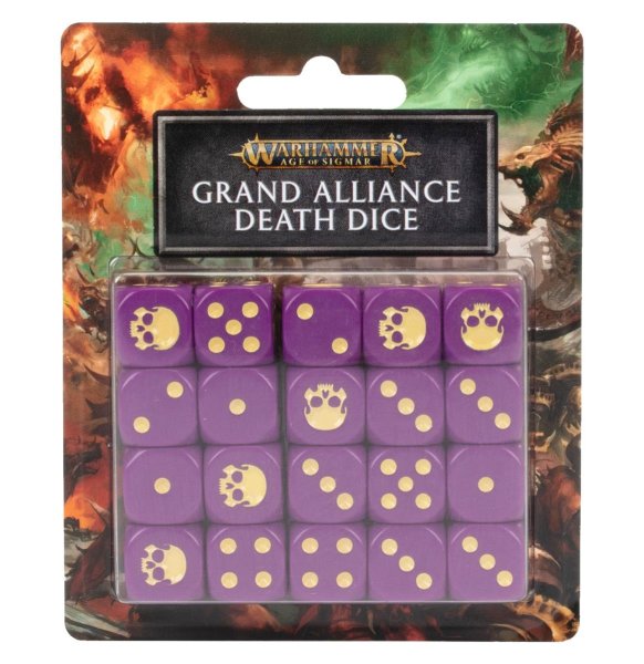 Games Workshop 80-21 GRAND ALLIANCE DEATH DICE SET