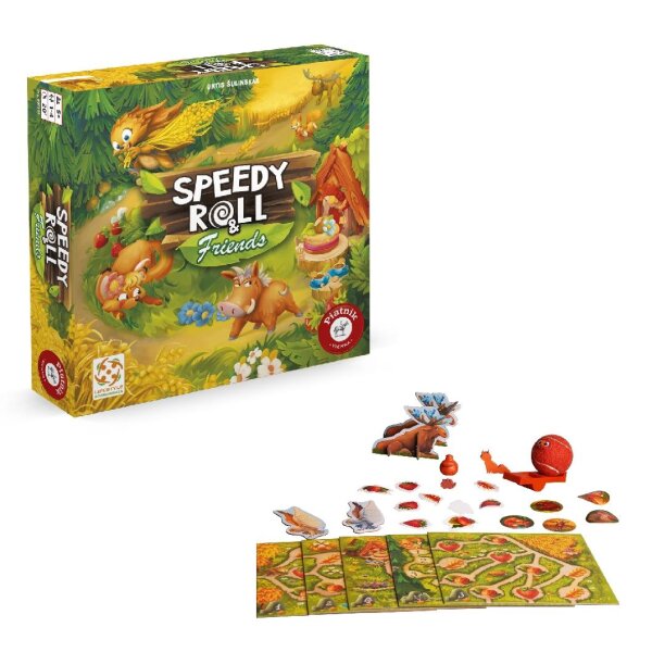 PIATNIK 807299 Speedy Roll & Friends - Kinderspiel