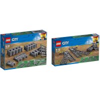 LEGO® City 2er Set: 60205 Schienen + 60238 Weichen
