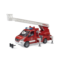 BRUDER 02673 MB SPRINTER FEUERWEHR MIT DREHLEITER, PUMPE...