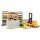 BRUDER 62251 BWORLD DHL PAKETSHOP MIT HANDHUBSTAPLER