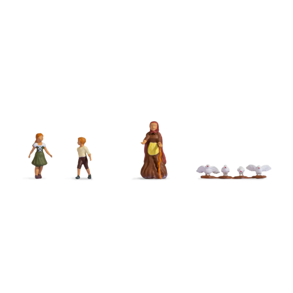 NOCH 15804 Hänsel und Gretel mit Hexe H0