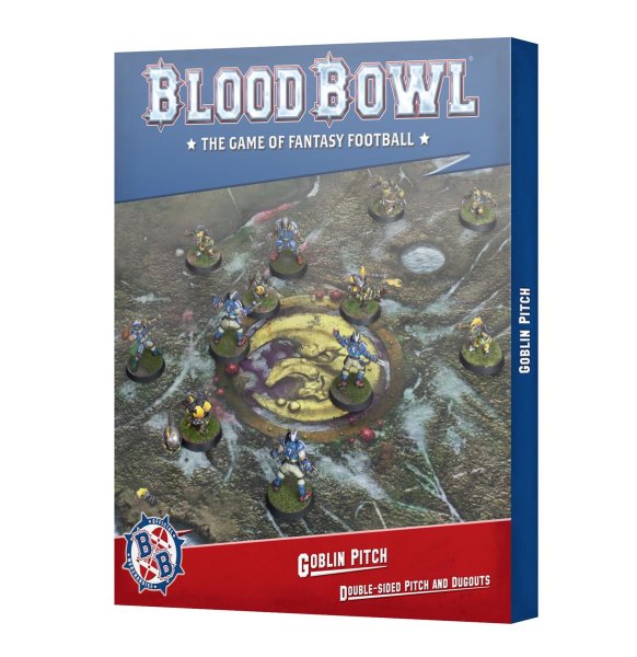 Games Workshop 200-25 BLOOD BOWL GOBLIN PITCH & DUGOUTS (ENG)