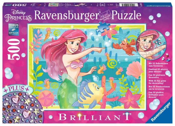 Ravensburger 13327 Puzzle  Sonderserie 500 Teile DPR: Arielles Unterwasserparadies
