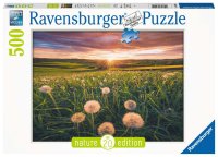 Ravensburger 16990 Puzzle 500 Teile  Pusteblumen im Sonnenuntergang