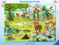 Ravensburger 5244  8-17 Teile Rahmenpuzzle Unser Garten